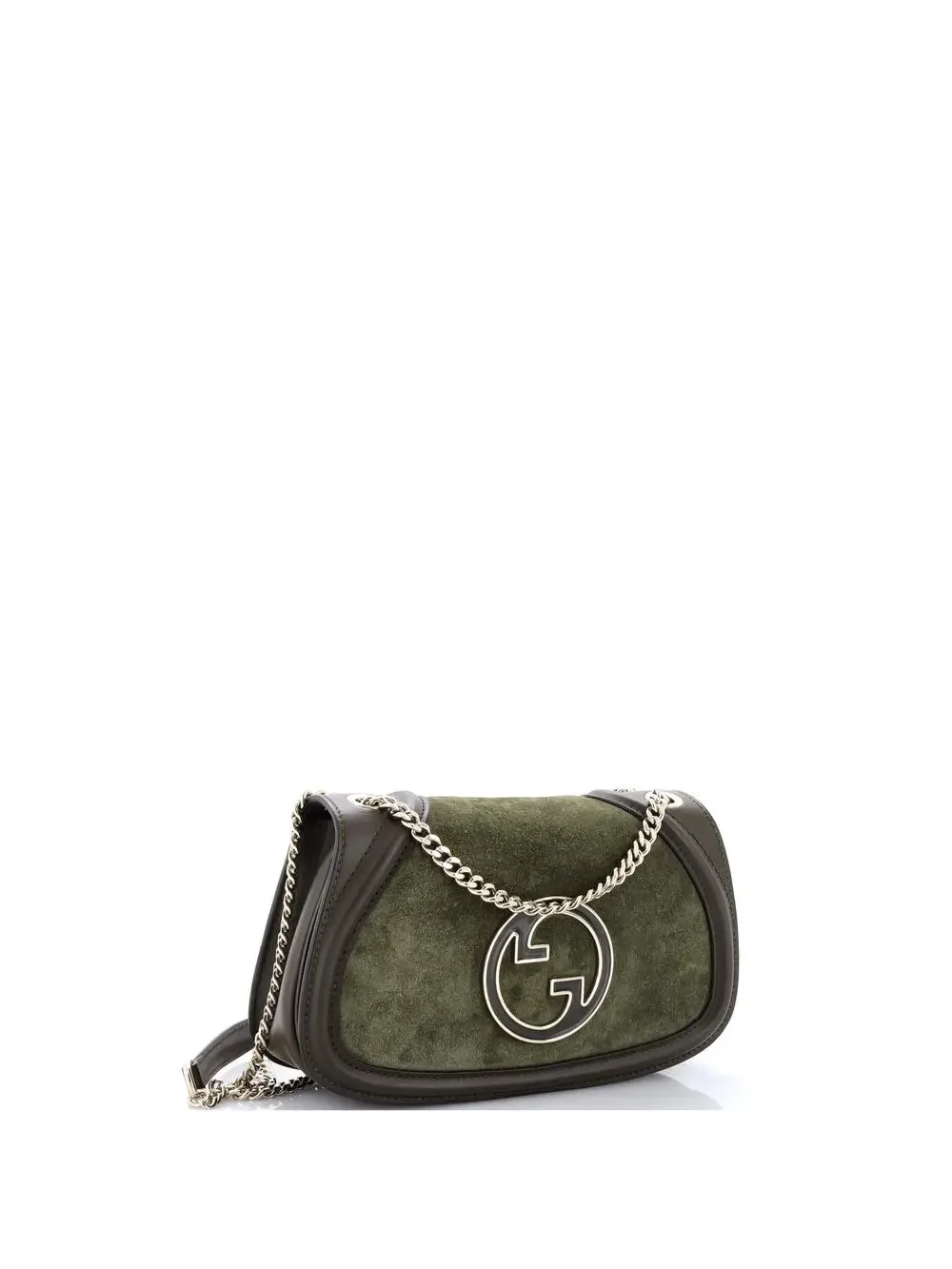 Gucci Blondie Nm Chain Flap Bag Suede #340026G19B